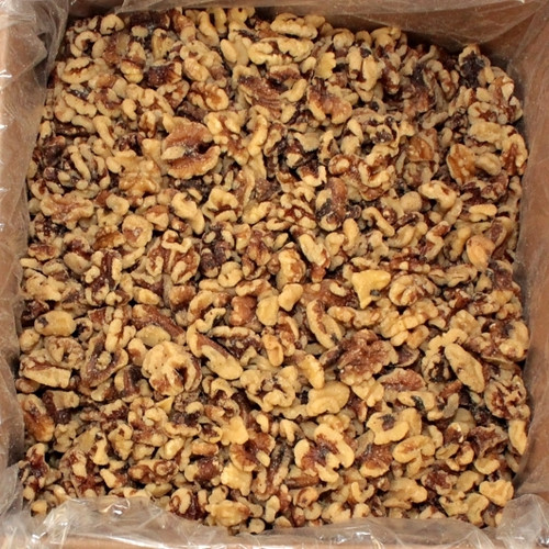 Commodity Light Amber Combo Halves & Pieces Walnuts, 5 Pound
